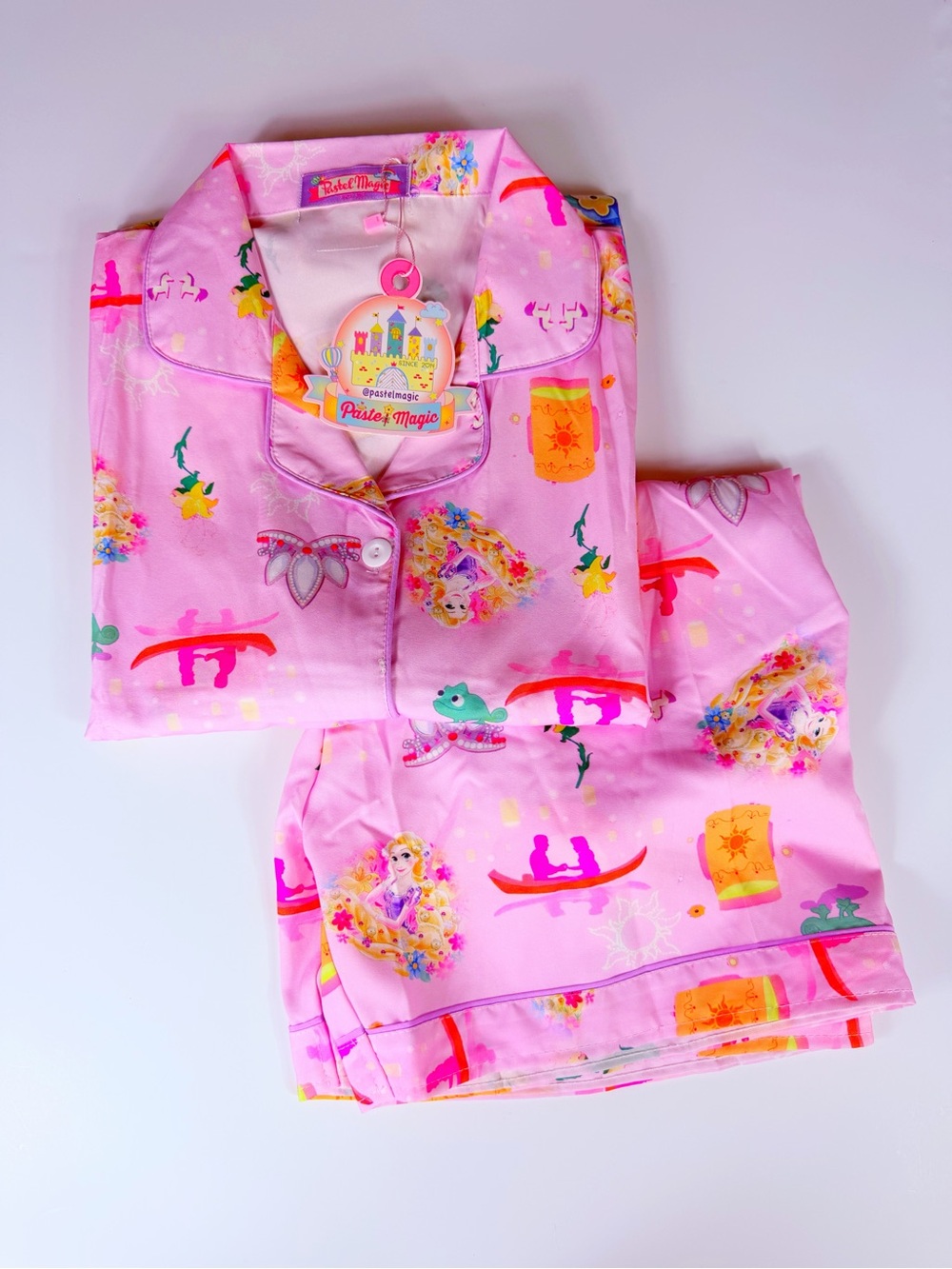 NWT Paste! Magic Pink Fairytale Princess Pajama Set 2 Pc Cute OS
